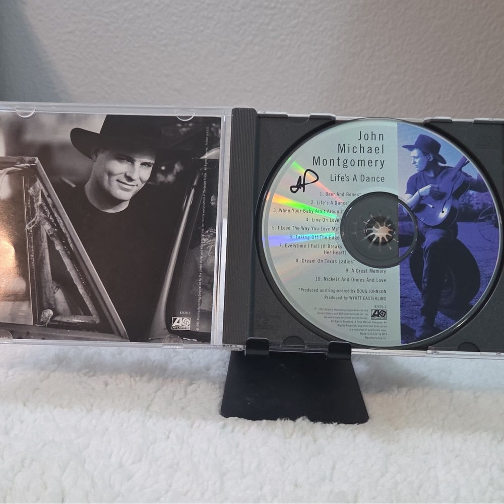 John Michael Montgomery Life's a Dance CD Album Country Atlantic 1992 82420-2 - Picture 3 of 4